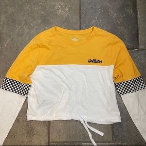 Hollister cropped long sleeve